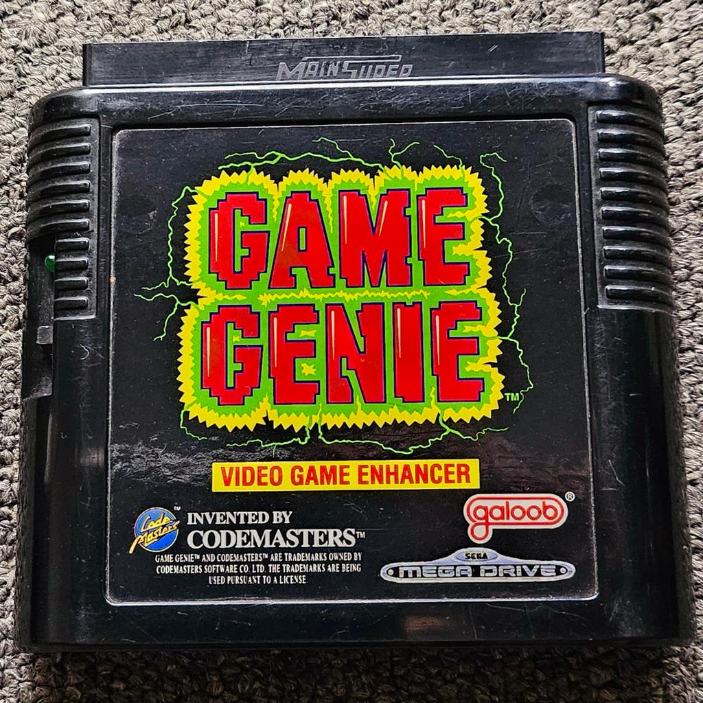 Game Genie Cartridge - Sega Megadrive.
*Untested, due to no console to test on.*

Feel free to check out my other items on the list 👍