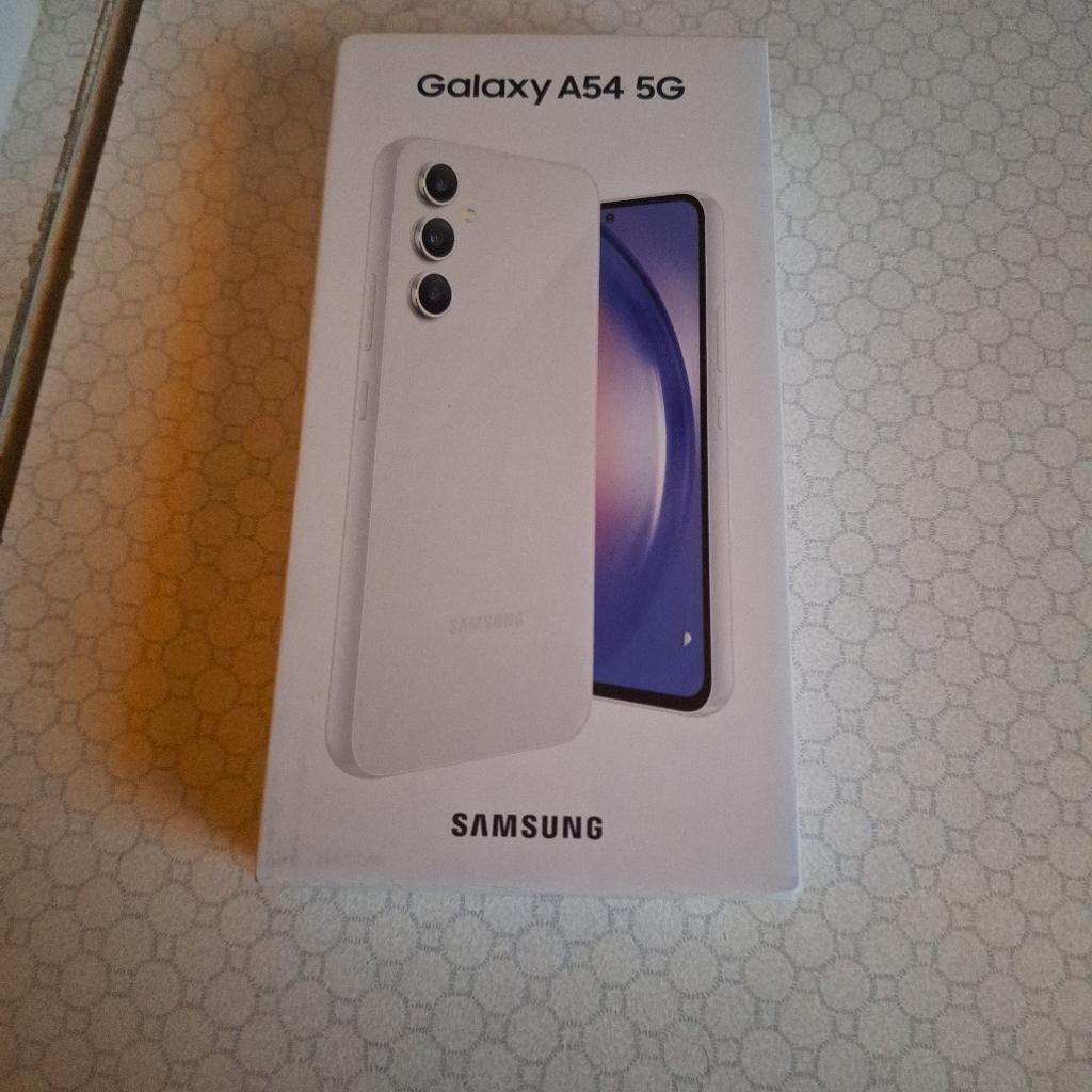 Samsung galaxy A54 5g mit 128 GB in weiß in 42579 Heiligenhaus für 150