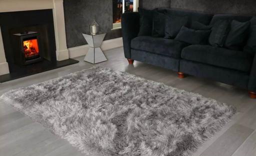 Buy & Sell Leicestershire Leicester - Photos for New thick shaggy grey rugs size 230x160cm