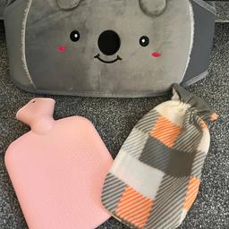 Brand new
Hot water bottle set
Includes hot water bottle, cover ,and soft wearable belt
Lovely and soft
From a pet and smoke free home
Happy to post at extra cost
Collection DE23 3BH