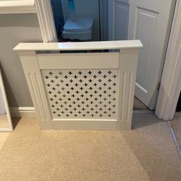 White radiator cover small signs of wear and tear see picture