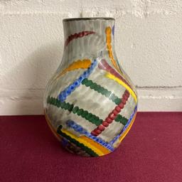 Schramberg Vase Blumenvase bunt Gobelin 4