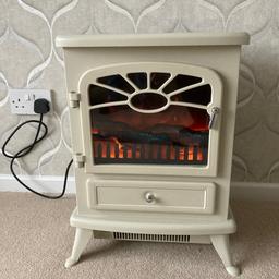 Electric cream fire. Fully working selling as moved house.
Collection only.