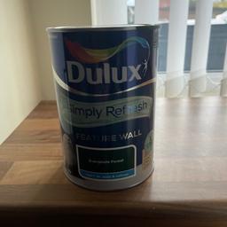 Dulux feature wall paint everglade forest

brand new not opened

Cash and collection only from WV1

15.00 22.00 retail price