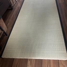 Japanese Tatami Mat.


Authentic woven seagrass (lugsa) surface over 100% compressed rice straw with a polythene backing and stitched with black polycotton edging.


Bought 1 year ago from Futoncompany.co.uk, selling as moving place and not enough space, in amazing condition!



Pick up only!