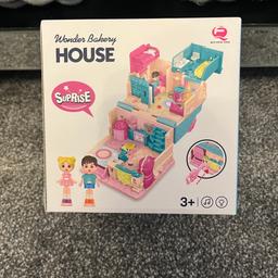 New and boxed 
Wonder Bakery Portable Dolls House
Mini 3D Doll House 
Pretend Play Toy With Light and Sound 
From a pet and smoke free home 
Happy to post at extra cost 
Collection DE23 3BH