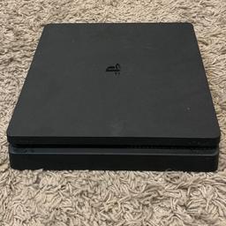 This is a Playstation 4 Slim 500GB that works perfectly working and has no defects apart from light scratches around the body and no actual dents.
The two Dualshock 4 controllers that this comes with both work perfectly fine and all buttons work, there are only light scratches on the bottom where the charger goes.
The charging dock works fine and can charge both controllers within 30 minutes from zero to full.