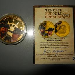 Terence Hill & Bud Spencer Gold Edition Album - 1 Münze "Freibeuter der Meere" samt Echtheitszertifikat

* gern Barzahlung mit Selbst- Abholung - sonst
* Überweisung zzgl. Versand