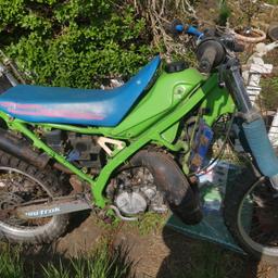 Hi I have a kaversaki Kdx125 spare and repair I think thay are 1990 1991 I bought them from a house cleancance and have no time to mess around with them as to busy with work no logbook I think thay off road and not sizerd a'd have compression no number on the frame but easy can be convert it to on road thses bike are vintage and getting hard to get but I am selling it as it is so no px no timewaster only serious buyer collection from Aston b6