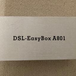 DSL EasyBox A 801 inkl Kabeln, Kurzanleitung und CD zu verkaufen.
Voll funktionsfähig.