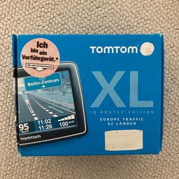 TomTom XL IQ Europe [4,3" 42 Länderkarten] in schwarz zu verkaufen.
Inklusive KFZ-Ladekabel, USB-Kabel, Fahrzeughalterung
