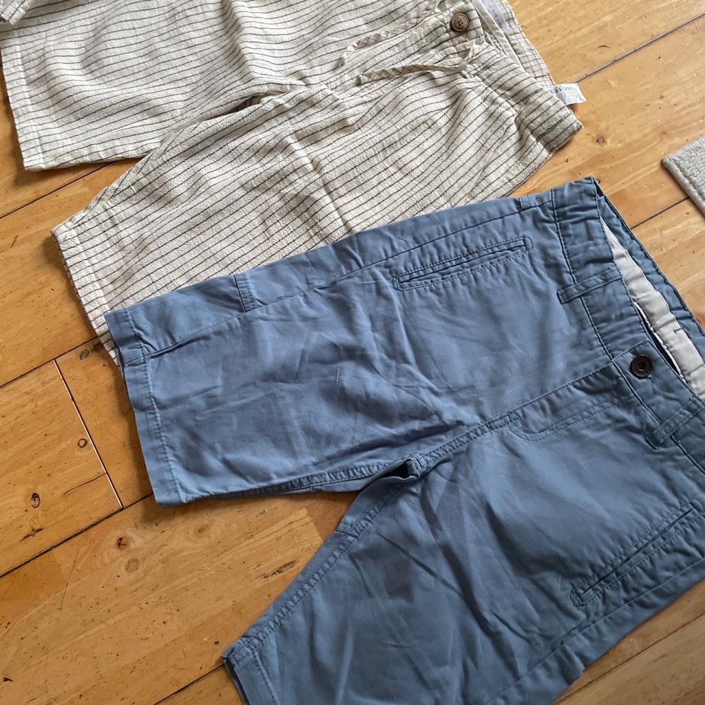 2 like new shorts
Only used once
Cream one is from Zara
Size 11-12
Blue from H&M
Size 10-11