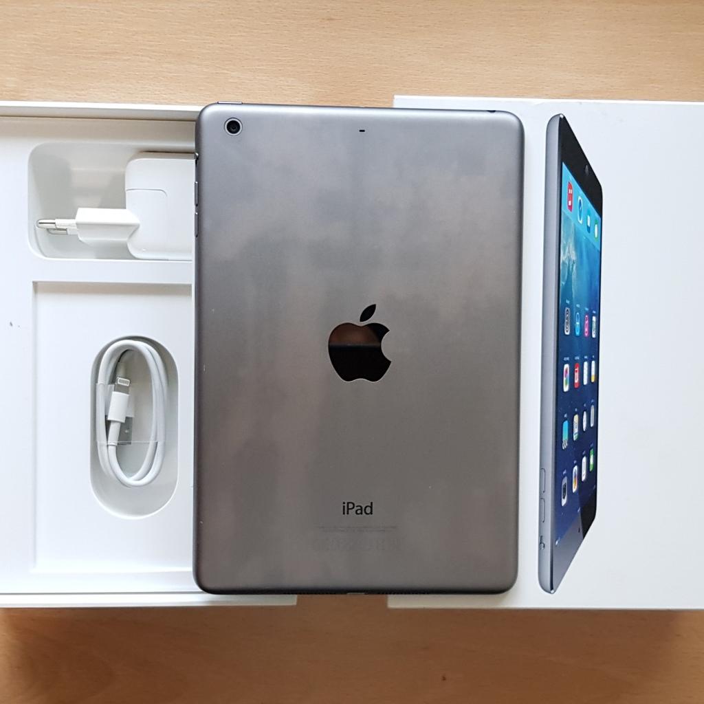 Verkaufe ein gute erhaltes iPad Mini 2 (Ein Tablet von Apple - Retina Display)

Details -
-> Ladegerät , Ladekabel und eine Hülle sind dabei.
-> Das iPad befindet sich in einem neuwertigen Zustand (ohne Schäden oder Mängel) und kommt mit 16 GB (Erweiterung möglich)