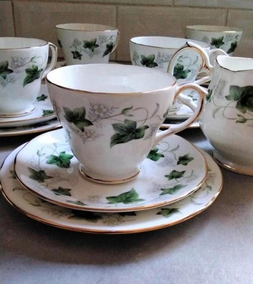 Buy & Sell West Midlands Walsall - Photos for 🌈vintage china duchess ivy trio-server-jug