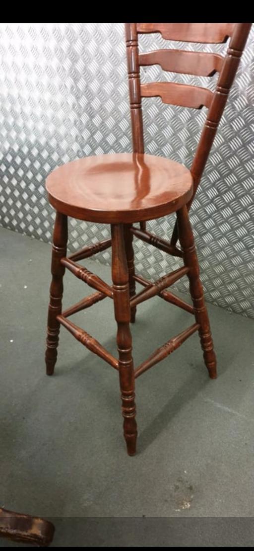 Buy & Sell West London Hillingdon - Photos for farmhouse wooden bar stools x 2