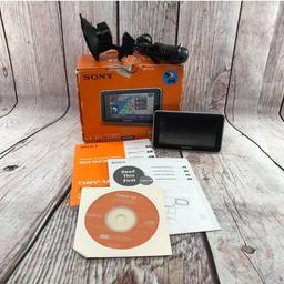 Sony NAV-U NV-U53G GPS Personal Navigation System Sat Nav with Adapters. Condition is Used
