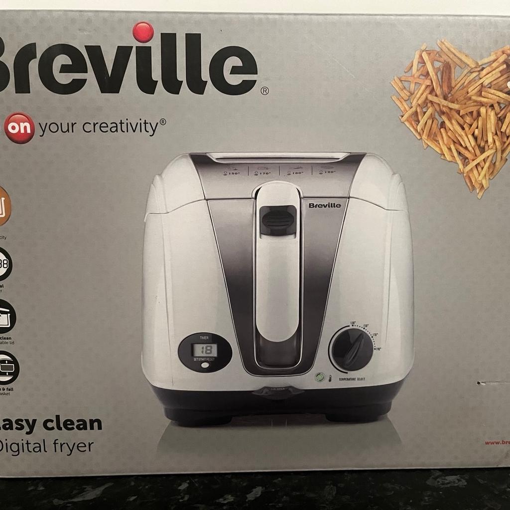 Breville VDF108 Easy Clean Deep Fryer - White - New

New only taken out the box to take photos

Selling for mother in law