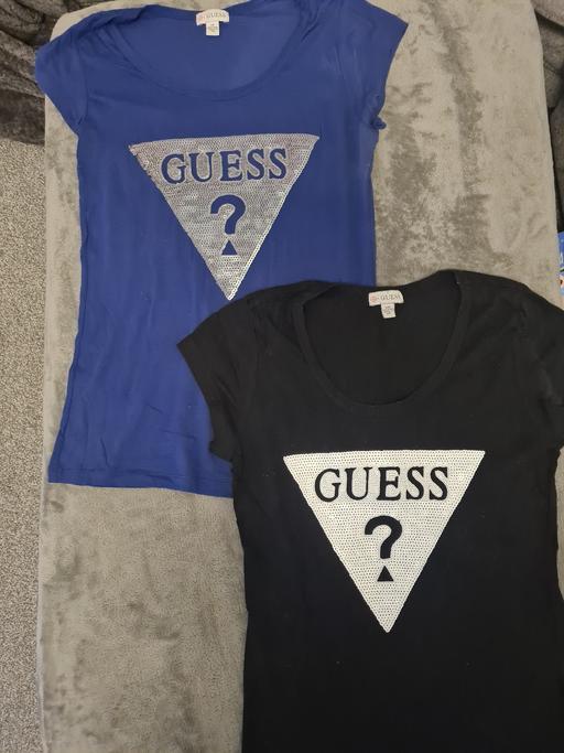 Buy & Sell Nottinghamshire Gedling - Photos for Womens GUESS logo Tshirts x2 (Size S & M)