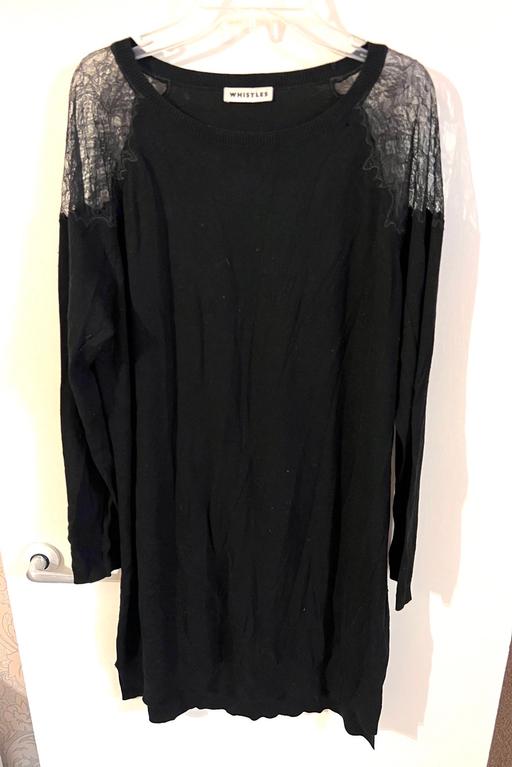 Buy & Sell South West London West Brompton - South West London - Photos for Whistles Wool Blend Knit & Lace Jumper Dress