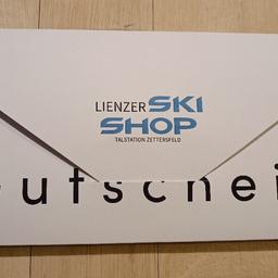 Verkaufe Gutschein für Lienzer Skishop
Der Gutschein hat einen Wert von 50€.