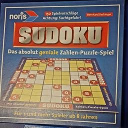 Sudoku von Noris

keine Gewährleistung oder Garantie

Versand nur bei Kostenübernahme und Vorauszahlung

kein PayPal

beachtet auch meine anderen Anzeigen