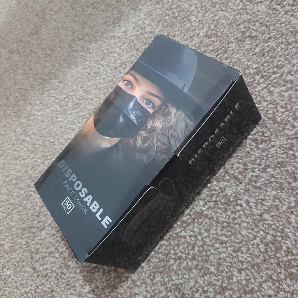 Box containing 50pcs of brand new face mask
Black colour

From a very clean, smoke and pet free home.

Collection only, from Tyersal area in BD4.

Grab yourself a bargin!
..Once it's gone, it's gone..