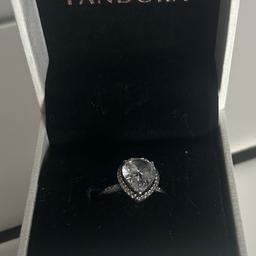 New
Never worn
Too big for my finger
Size 52
Boxed
Pandora Tear Drop Halo Ring
Boxed
And I do have a bag also
Still for sale in Pandora for £80 so bargain
NO OFFERS PLEASE I WILL NOT ACCEPT OR ANSWER ANY OFFERS
Many Thanks
Plumstead Collection or delivery recorded at buyers cost £4.50