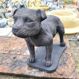 Standing Staffy Statue. 20 inch long by 15 inch tall. Brand New. Billesley B13 or delivery possible for cost of fuel
