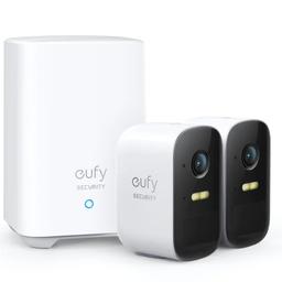 eufyCam S210 (eufyCam 2C)

Wireless Home Security Camera System, 180-Day Battery Life, HD 1080p, IP67 Weatherproof, Night Vision, Compatible with Amazon Alexa, 2-Cam Kit, No Monthly Fee