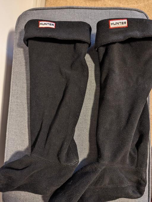 Buy & Sell Lancashire West Lancashire - Photos for Hunter Wellies Black Inner Fleece Socks