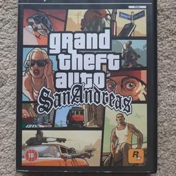 GTA San Andreas , used but works has been in storage for a while