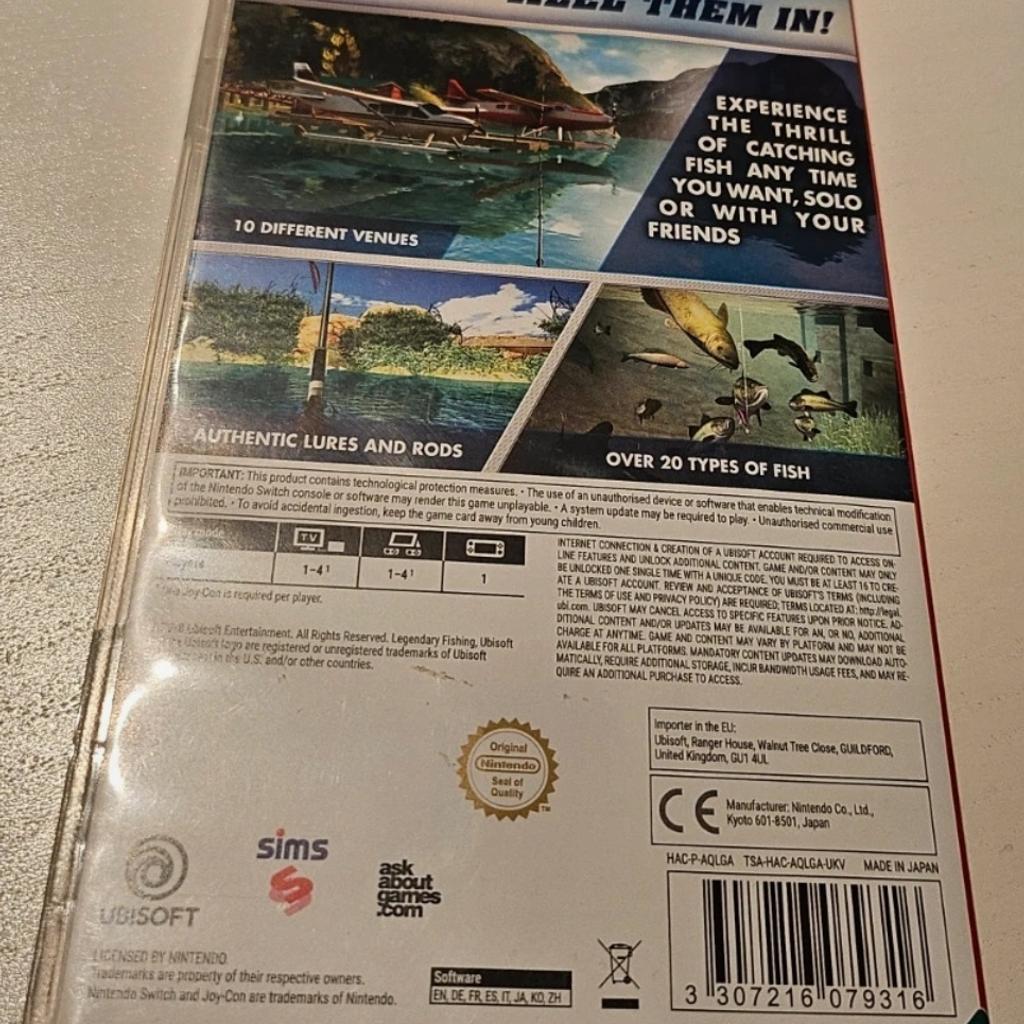 Legendary Fishing Nintendo Switch Game in DN4 Doncaster for £30.00 for sale