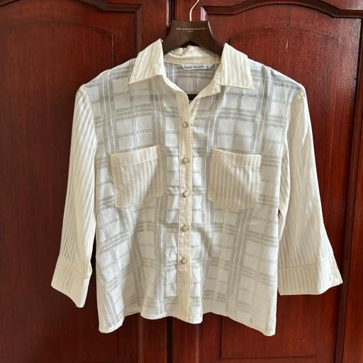 Buy & Sell South West London Sands End - South West London - Photos for Sweet Accents cream button blouse