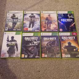 xbox 360 / xbox one call of duty
all in working order 
£5 each or take all for £30

no time wasters