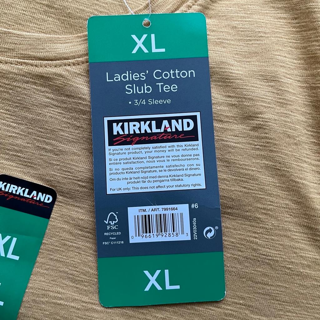 Kirkland Signature Ladies' Cotton Slub Tee