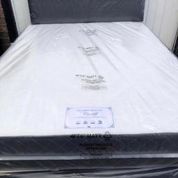 BRAND NEW DOUBLE BED WITH MATTRESS INCLUDED!🔥
• SPRING MATTRESS
•HAND TUFTED
•ROD EDGE SUPPORT
•MATCHING BASE(extra strong with added supports)
•WHEELS + ATTACHMENTS INCLUDED
WE DELIVER IN PERSON TO ENSURE A HIGH LEVEL SERVICE!
BED+MATTRESS IS £149 CAN INCLUDE HEADBOARD FOR £25 IF NEEDED👍
FREE BIRMINGHAM DELIVERY!(For other areas please message a postcode before hand)
Call or message on 07902888477