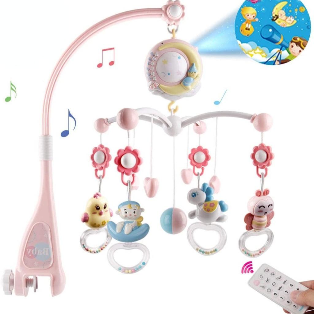 Mini Tudou Baby Mobile Musik Babybett mit Timing-Funktion Projektor und Licht,Baby Hängende Spielzeug,Ferngesteuerter Spieluhr mit 150 Melodien
Ist wie neu.