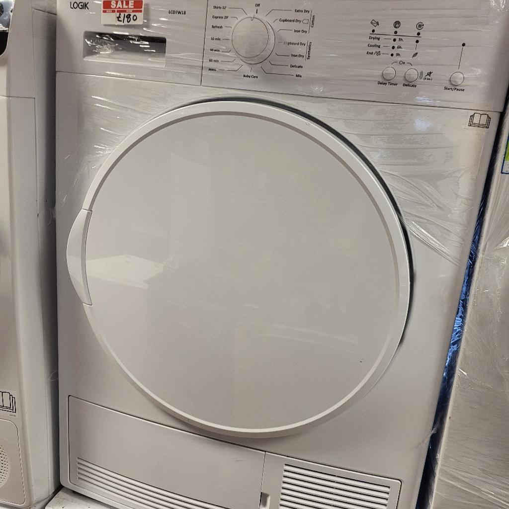 Dryer Available for Sale, Zanussi, Beko, Midea, Hisense, Logik

BOLTON HOME APPLIANCES

4Wadsworth Industrial Park, Bridgeman Street
104 High St, Bolton BL3 6SR
Unit 3
next to shining star nursery and front of cater choice
07887421883
We open Monday to Saturday 9 till 6
Sunday 10 till 2