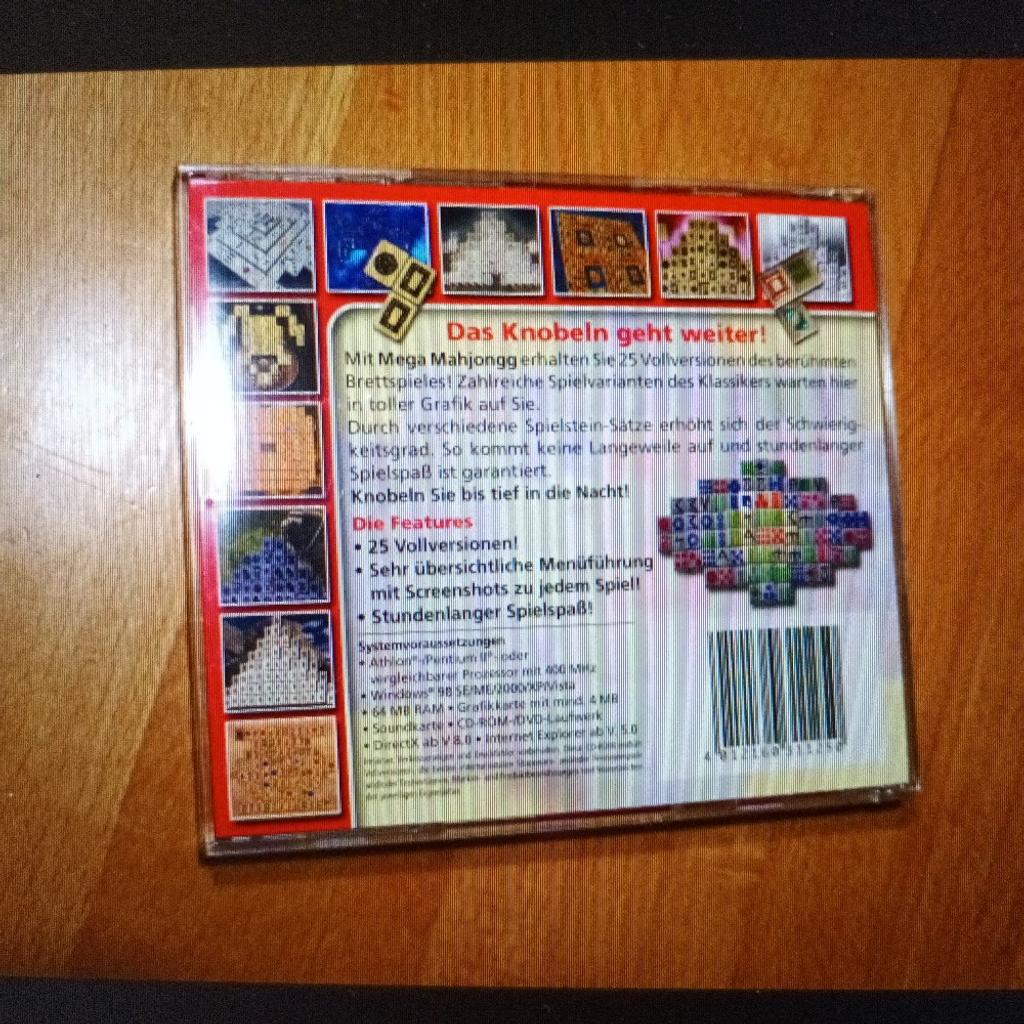 PC CD-Rom Mega Mahjongg Spiel Knobeln ️NEU ️ in 84508 Burgkirchen an ...
