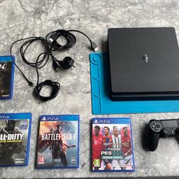 PlayStation 4 Bundle 1 Sony PlayStation 4 Bundle with 1 controller and several games. Slim 500 GB in fully working and fully functional condition. Had got all of the wires too and is fully functional so please get in touch if you are interested