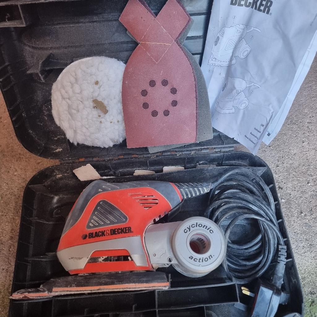 Black and Decker cyclone sander in DY6 Dudley for 25.00 for sale