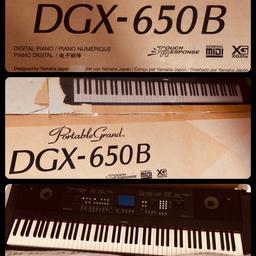 Yamaha DGX-650B Professional Portable Grand Keyboard with stand & original box
Excellent working order
Please message for further information
No time wasters please I’m offering this @ a great price!