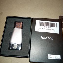 Hoo Too 32gb memory for iPhone or iPad . new in the box. can post for additional charge or cash on collection from RG2 8RL