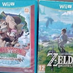 nintendo wii u games priced individually not £15 for both
zelda £22
 donkey kong £15
no offers please
cash on collection only Birmingham b26 within three days or relisted
 no postage
No offers please