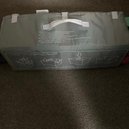 Disney Minnie Mouse travel cot in pink and grey 120cm x 60cm. Good condition a few marks on side which is shown in picture and on the base. There is also a foldable mattress if required. Collection only.