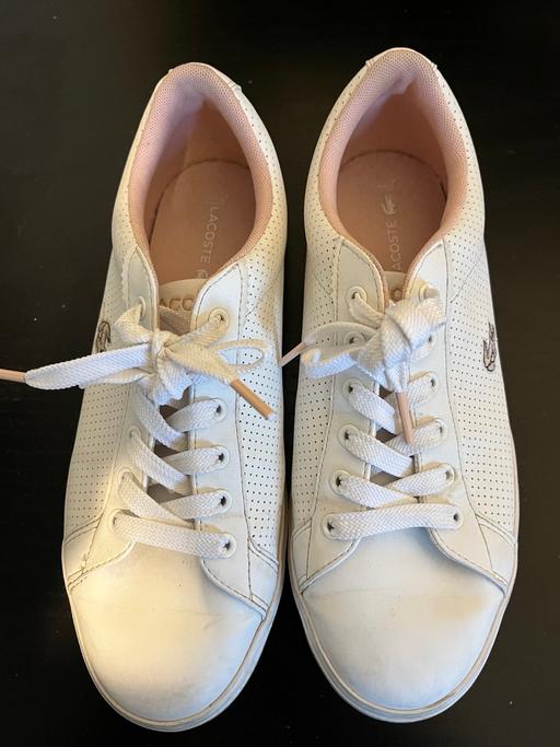 Buy & Sell Surrey Epsom and Ewell - Photos for Lacoste women’s white trainers in size 5