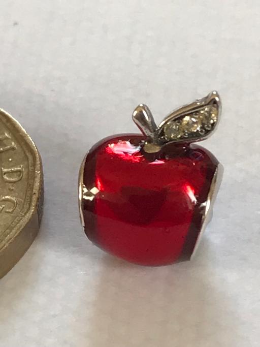 Buy & Sell Greater Manchester Stockport - Photos for Genuine 925 Silver Red apple Charm