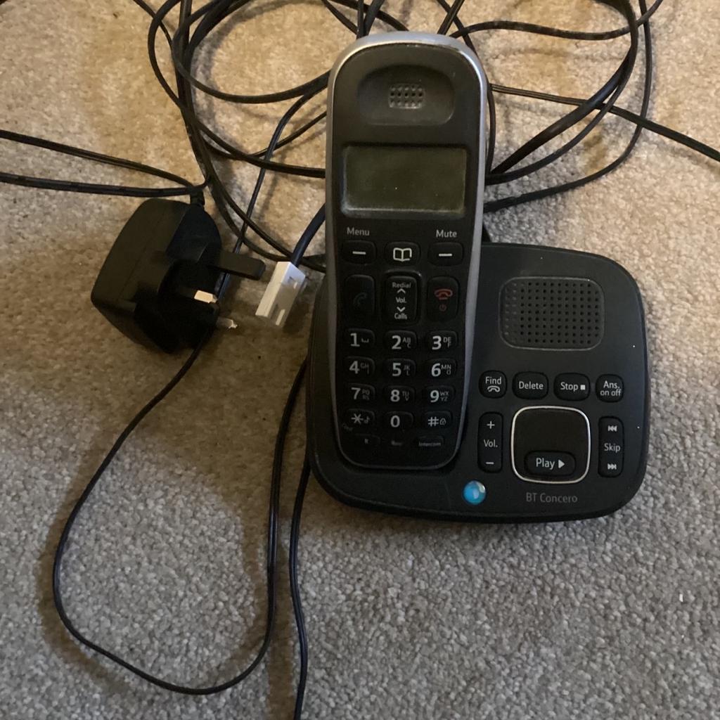 Phone and cables, answer machine and all working.