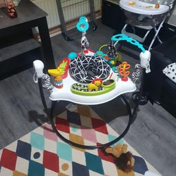 The jumperoo has only been used a handful of times.The jumperoo is in perfect condition with no damage or any missing pieces.