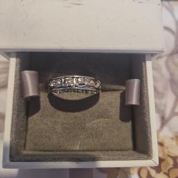 clogau dathlu ring think size p..large lovely condition worn twice ..